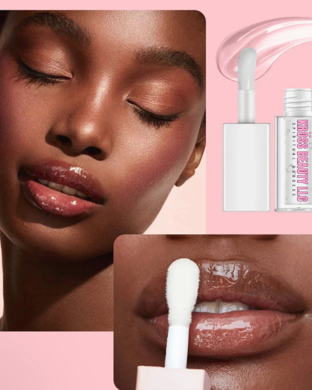 (Pre-Order) Karthika Pink Clear Glossy Lip gloss